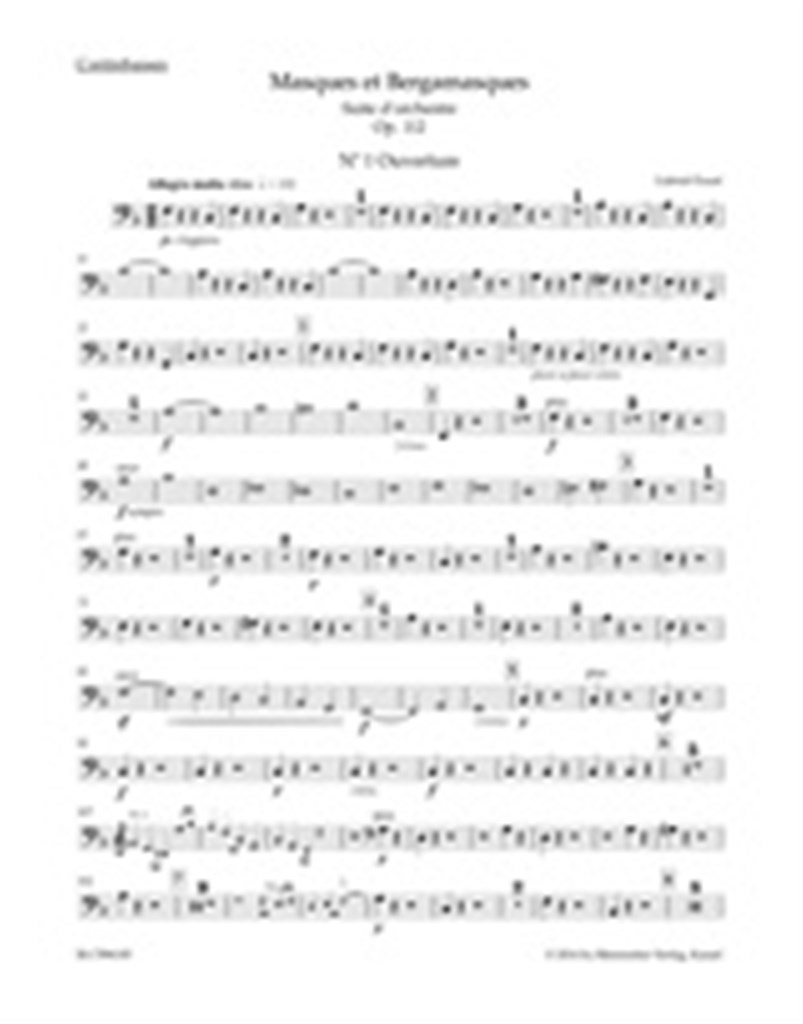 Masques et Bergamasques op. 112